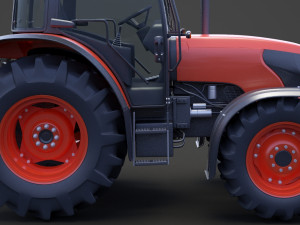 Generic Tractor 01 3D Model