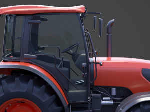 Generic Tractor 01 3D Model
