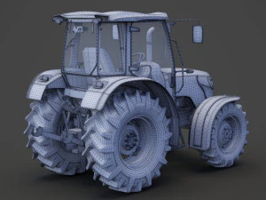 Generic Tractor 01 3D Model