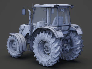 Generic Tractor 01 3D Model
