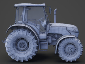 Generic Tractor 01 3D Model