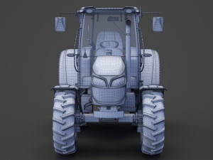 Generic Tractor 01 3D Model