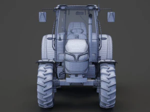 Generic Tractor 01 3D Model