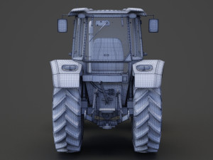 Generic Tractor 01 3D Model