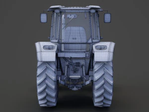 Generic Tractor 01 3D Model
