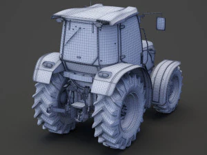 Generic Tractor 01 3D Model