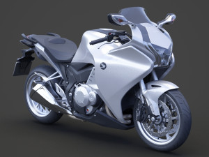 2015 Honda VFR 1200F 3D Model