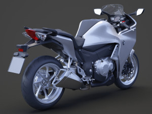 2015 Honda VFR 1200F 3D Model