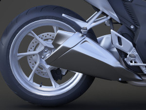 2015 Honda VFR 1200F 3D Model