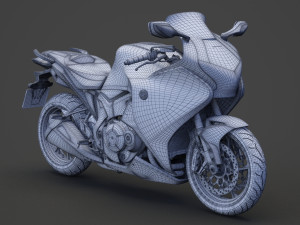 2015 Honda VFR 1200F 3D Model