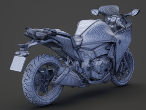 2015 Honda VFR 1200F 3D Model