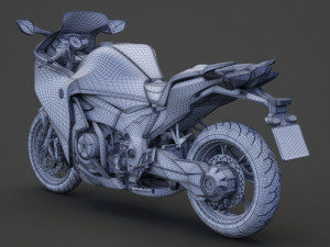 2015 Honda VFR 1200F 3D Model