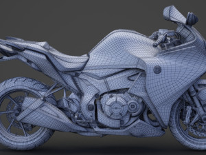 2015 Honda VFR 1200F 3D Model