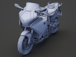 2015 Honda VFR 1200F 3D Model