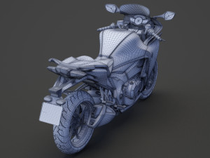 2015 Honda VFR 1200F 3D Model