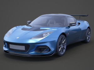 Lotus Evora GT 430 2018 3D Model