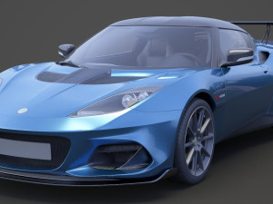 Lotus Evora GT 430 2018 3D 模型
