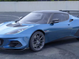 Lotus Evora GT 430 2018 3D Model