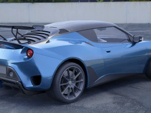 Lotus Evora GT 430 2018 3D Model