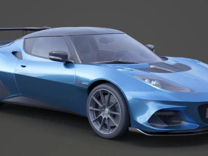 Lotus Evora GT 430 2018 3D Model
