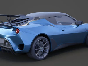 Lotus Evora GT 430 2018 3D Model