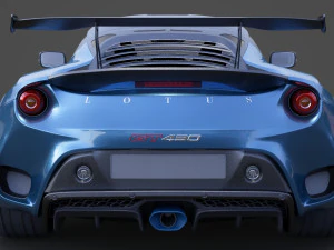 Lotus Evora GT 430 2018 3D Model