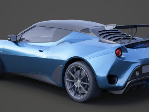 Lotus Evora GT 430 2018 3D 模型