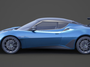 Lotus Evora GT 430 2018 3D 模型