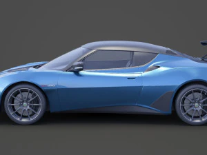 Lotus Evora GT 430 2018 3D Model