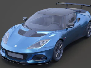 Lotus Evora GT 430 2018 3D Model