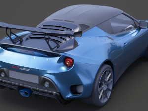 Lotus Evora GT 430 2018 3D 模型