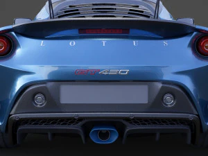 Lotus Evora GT 430 2018 3D Model
