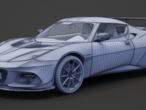 Lotus Evora GT 430 2018 3D 模型