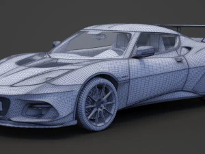 Lotus Evora GT 430 2018 3D Model