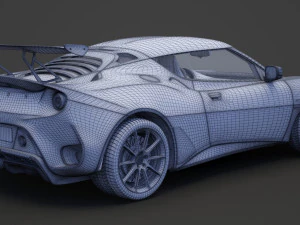 Lotus Evora GT 430 2018 3D Model