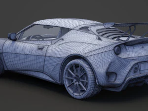 Lotus Evora GT 430 2018 3D Model