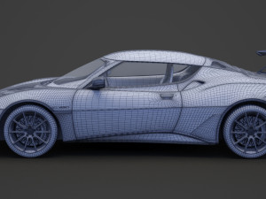 Lotus Evora GT 430 2018 3D 模型