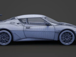 Lotus Evora GT 430 2018 3D Model