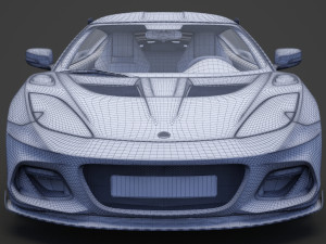 Lotus Evora GT 430 2018 3D 模型