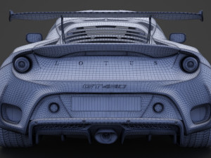 Lotus Evora GT 430 2018 3D 模型