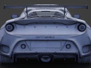 Lotus Evora GT 430 2018 3D Model