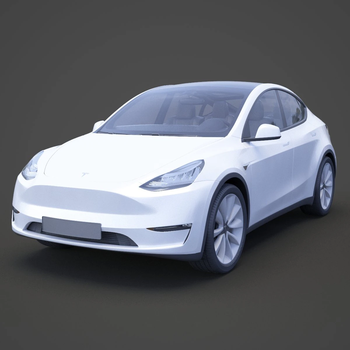 Tesla Model Y 2021 3D Model .c4d .max .obj .3ds .fbx .stl .blend