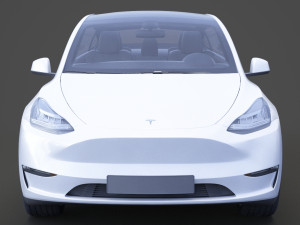 Tesla Model Y 2021 3D Модель