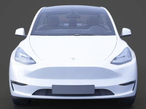 Tesla Model Y 2021 3D Model