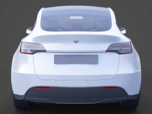 Tesla Model Y 2021 3D Model
