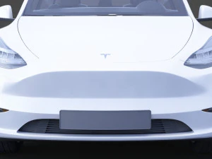 Tesla Model Y 2021 3D Model
