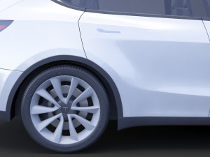 Tesla Model Y 2021 3D Модель