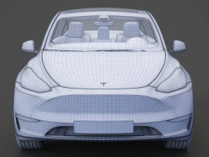Tesla Model Y 2021 3D Model