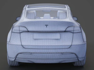 Tesla Model Y 2021 3D Model