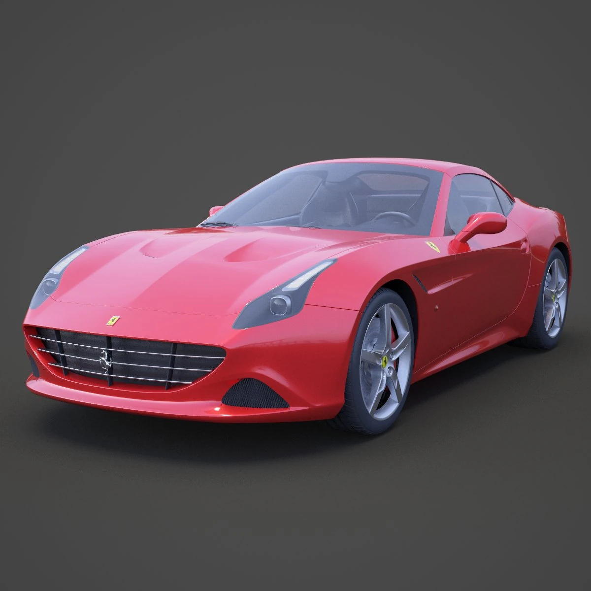 Ferrari California T 2015 3D Model .c4d .max .obj .3ds .fbx .stl .blend 